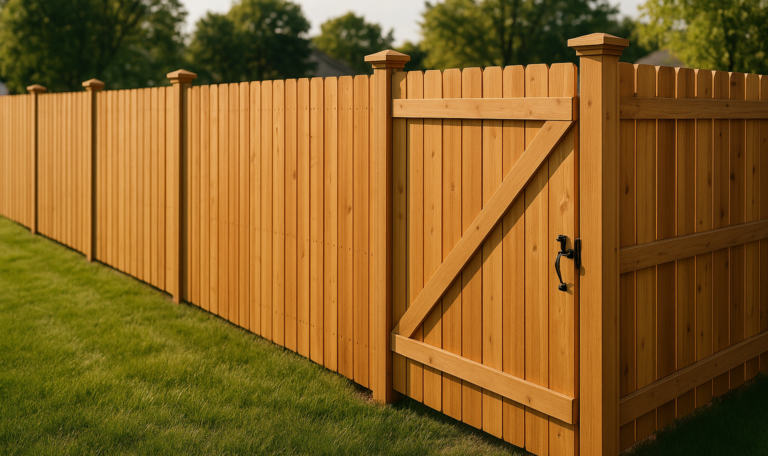 New privacy fence installation in Central Ohio