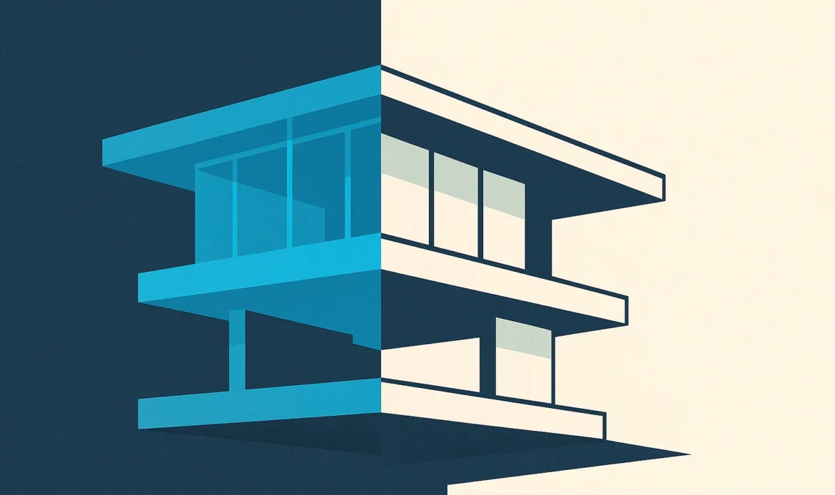 Illustration of a slab shown with an overlay on one half and full replacement on the other.